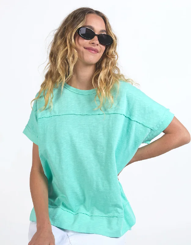 Women's Blouse for Special OccasionsAllison Tee - Neon Mint