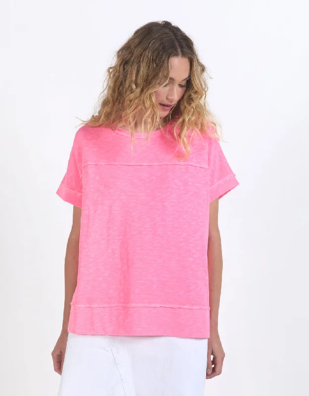 Women's Blouse for PartyAllison Tee - Neon Rose