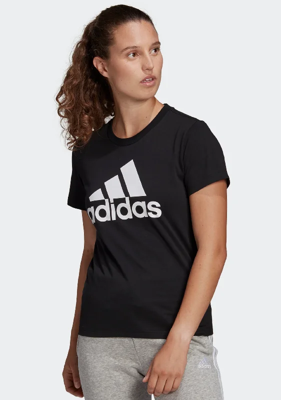 Women's Blouse with Asymmetrical HemAdidas Womens BL Loungewear ESS Tee <BR> GL0722