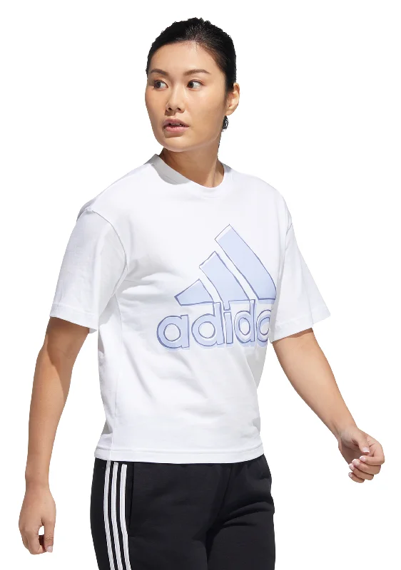 Women's Blouse with PocketsAdidas Womens Big Logo Tee <BR> HB5100