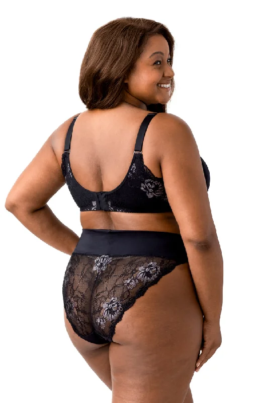 moisture-wicking activewear underwearFancy Smooth Tanga 3903 Black