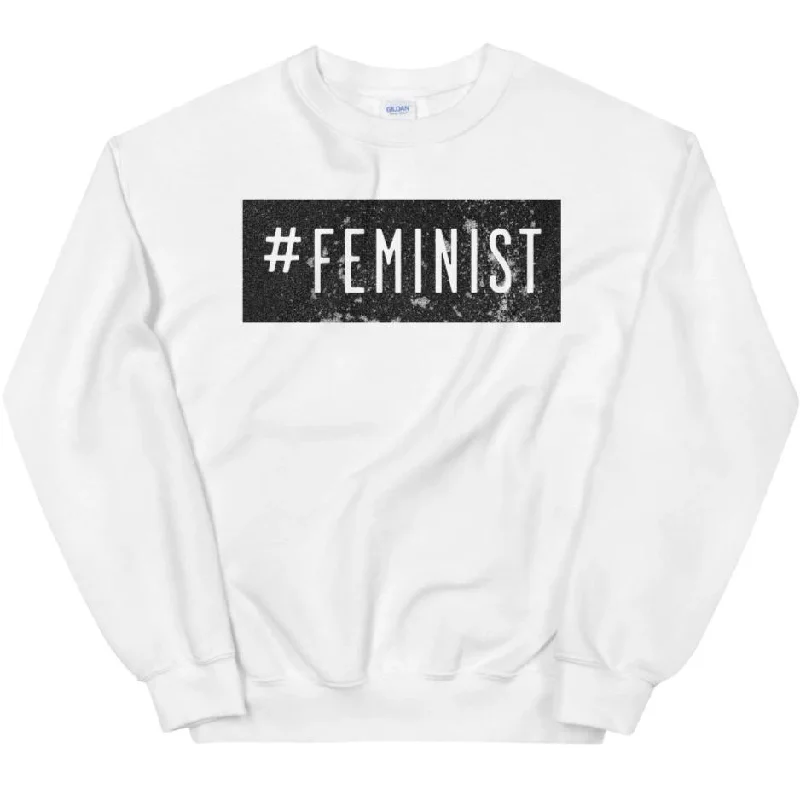 Women's Hooded Sweatshirts with Solid Color Lining#Feminist -- Sweatshirt