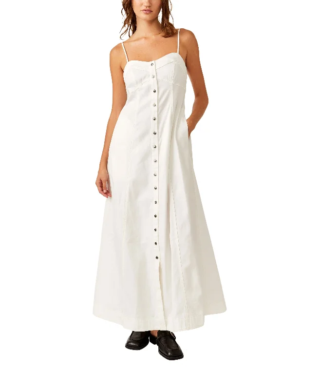 Women's Bell-Sleeve DressesJust Jill Maxi in Ivory