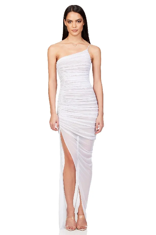 Women's Collarless DressesNookie Mecca Gown - White