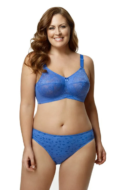 high-compression shapewear for weddingsMake It Lace Panty 3503 Cobalt Blue