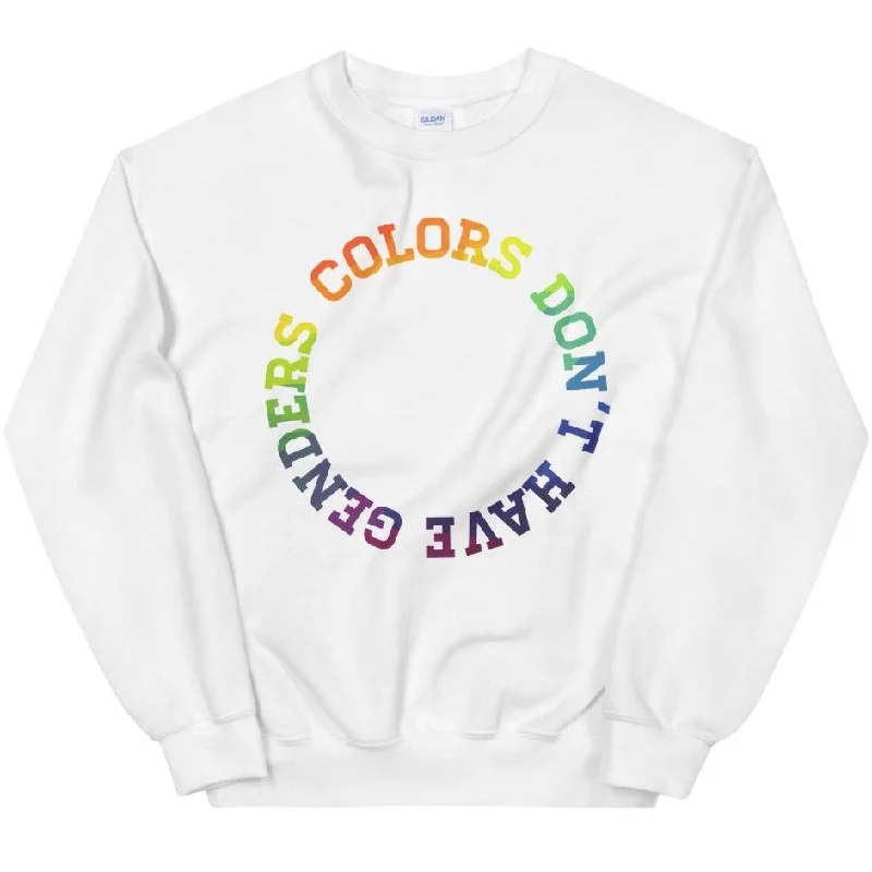 Women's Hooded Sweatshirts with Abstract LiningColors Don't Have Genders -- Sweatshirt