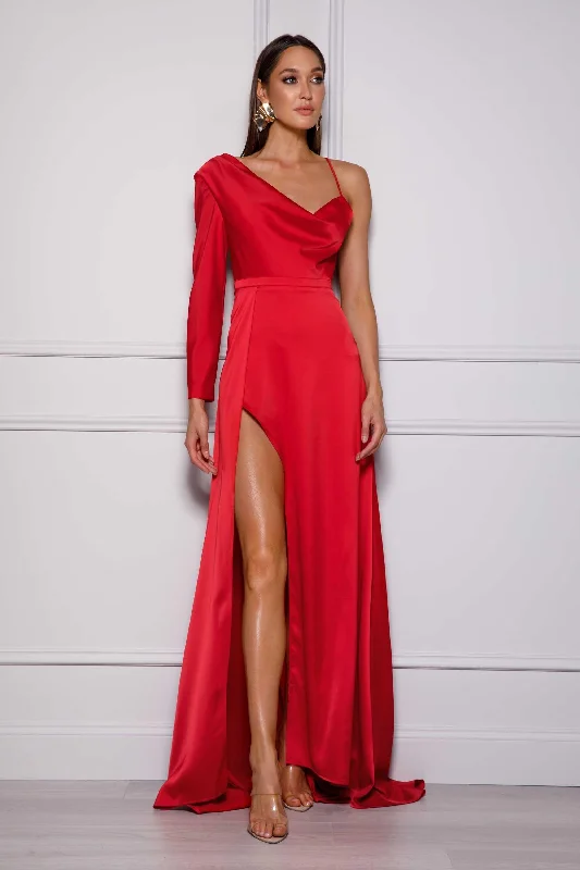 Women's Racerback DressesPearl Gown - Red