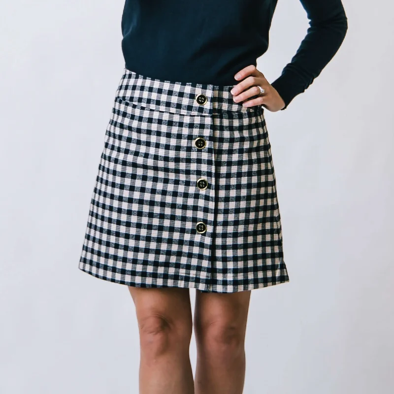  Women's A-Line DressesFlannel Mini Skirt