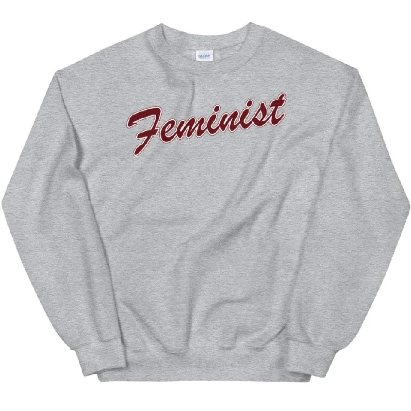 Women's Hooded Sweatshirts with Rayon LiningFeminist (Varsity) -- Sweatshirt