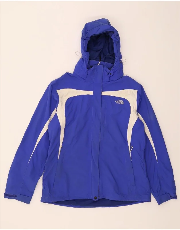 Women's Winter CoatsTHE NORTH FACE Womens Windbreaker Jacket UK 16 Large Blue Colourblock