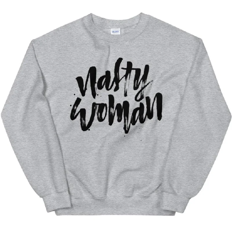 Women's Hooded Sweatshirts with Kangaroo PocketsNasty Woman -- Sweatshirt