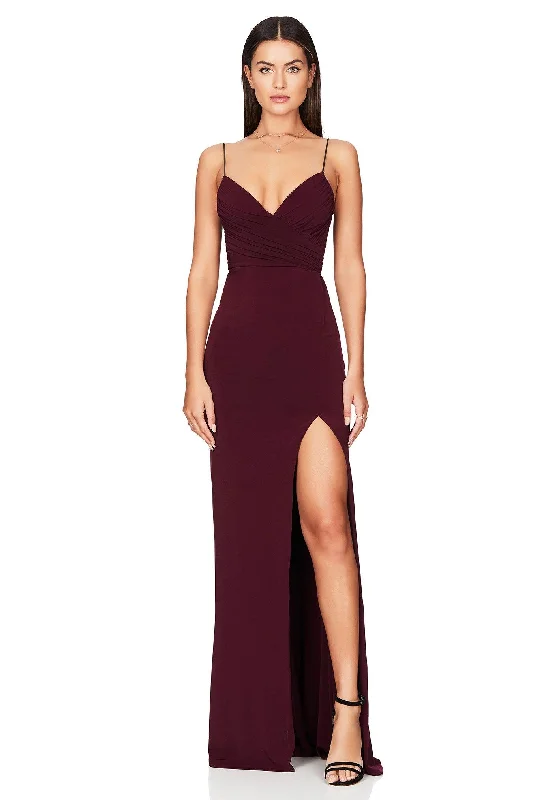 Women's High-Low DressesNookie Venus Gown - Wine