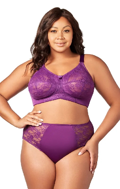 wireless maternity bras with adjustable strapsMake It Lace Panty 3503 Aubergine