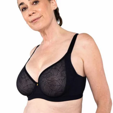 stretch lace bodysuitsZoe Seamless Full Cup Black