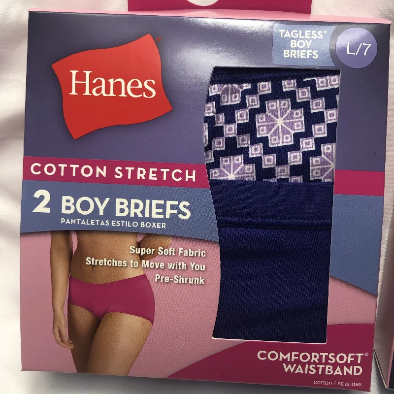 modal fiber high-waisted briefsHanes Cotton Stretch Women'S Boy Briefs 2-Pack, Assorted Colors