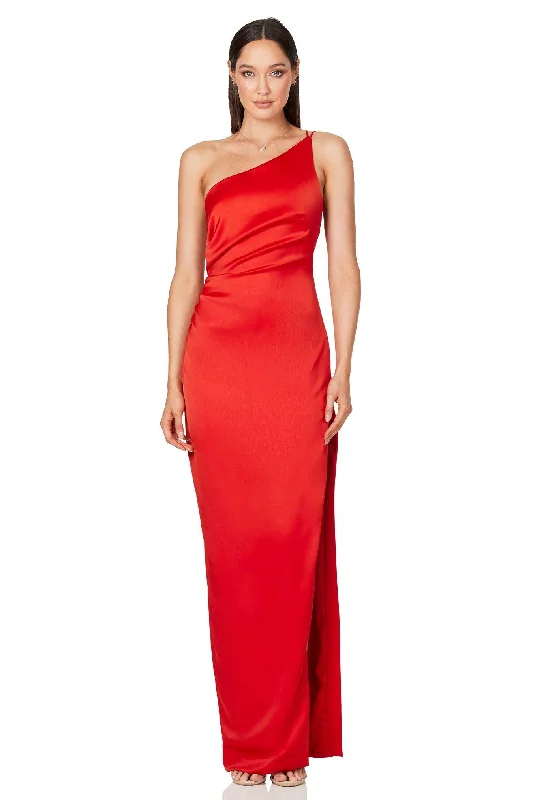 Women's Rounded-Neck DressesNookie Gypsy Gown - Red