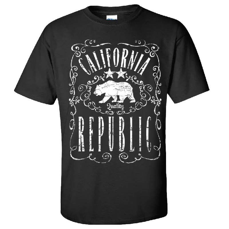 Women's Hooded Sweatshirts with Tweed LiningCalifornia Republic JD Whiskey Asst Colors T-shirt/tee