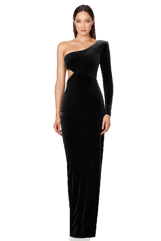 Women's Keyhole-Back DressesNookie Dejavu Gown - Black