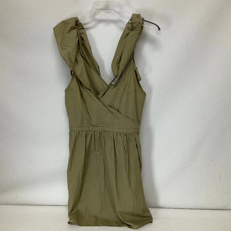 Women's Collarless DressesBrown Dress Casual Short Madewell, Size 4