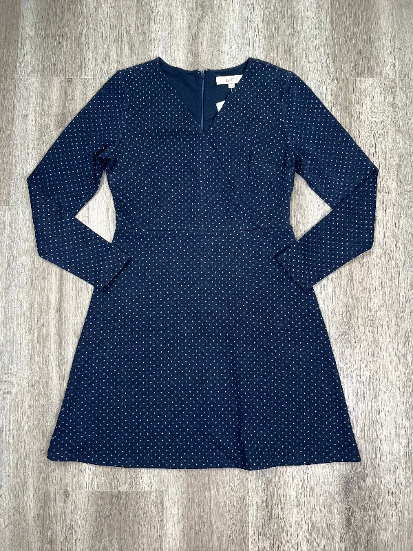 Women's V-Shaped Collar DressesNavy Dress Work Loft, Size M