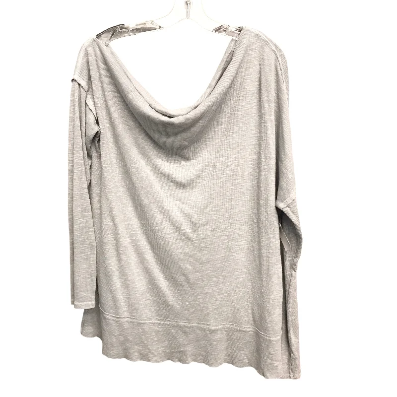 Women's Button-Up BlouseTop Ls By We The Free In Grey, Size:L